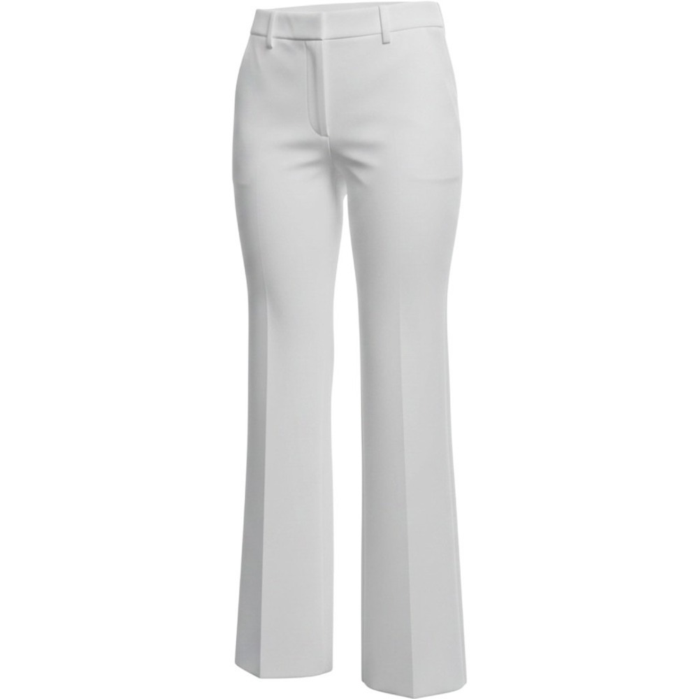 Trina Turk White Wide Leg Dress Pants Trousers Size 12 Made in USA R281619